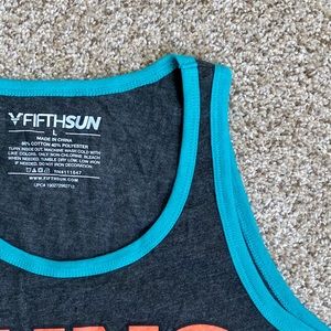Graphic Suns Out Guns Out Sunset Tank Top